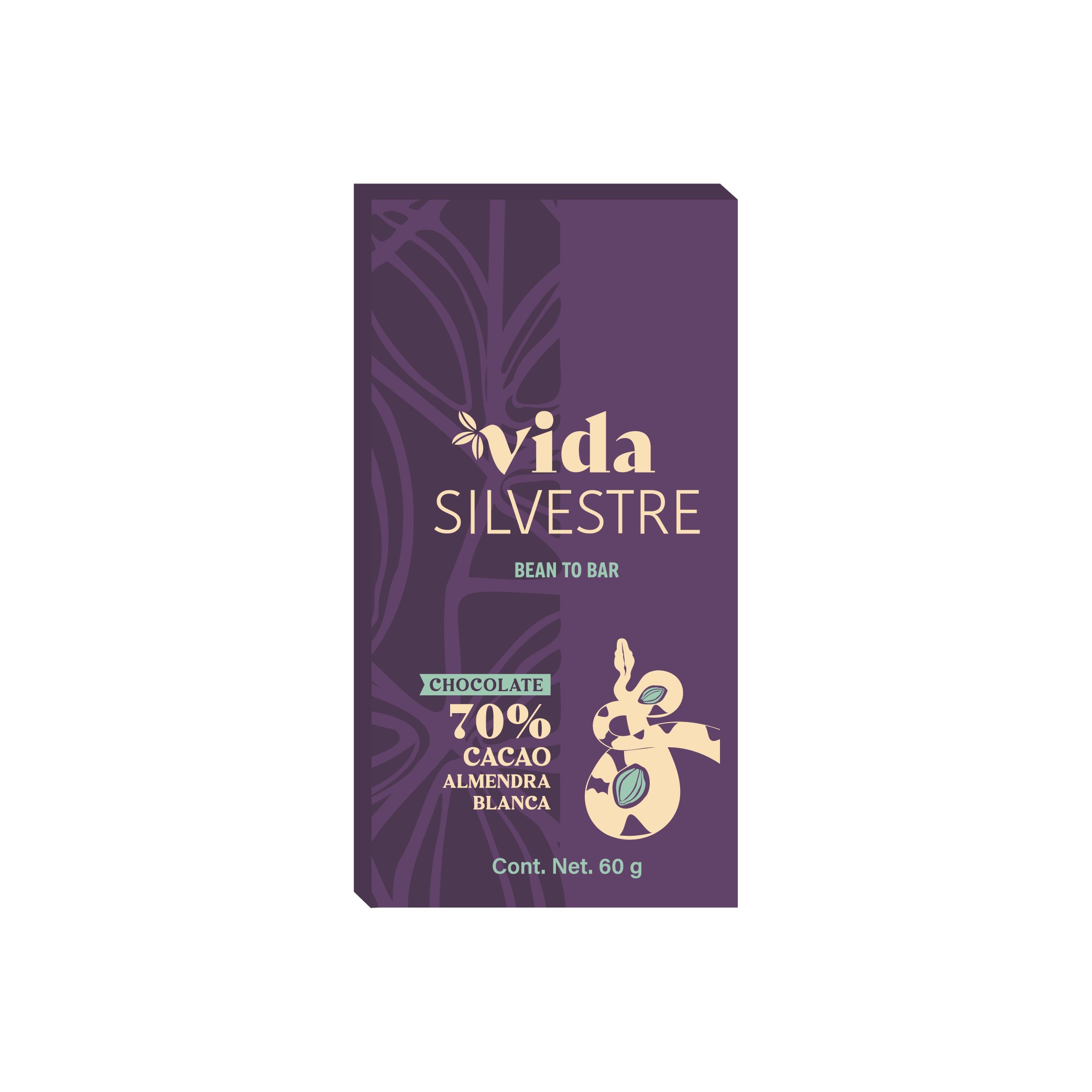 BTB 70% Cacao con Almendra Blanca 60 g