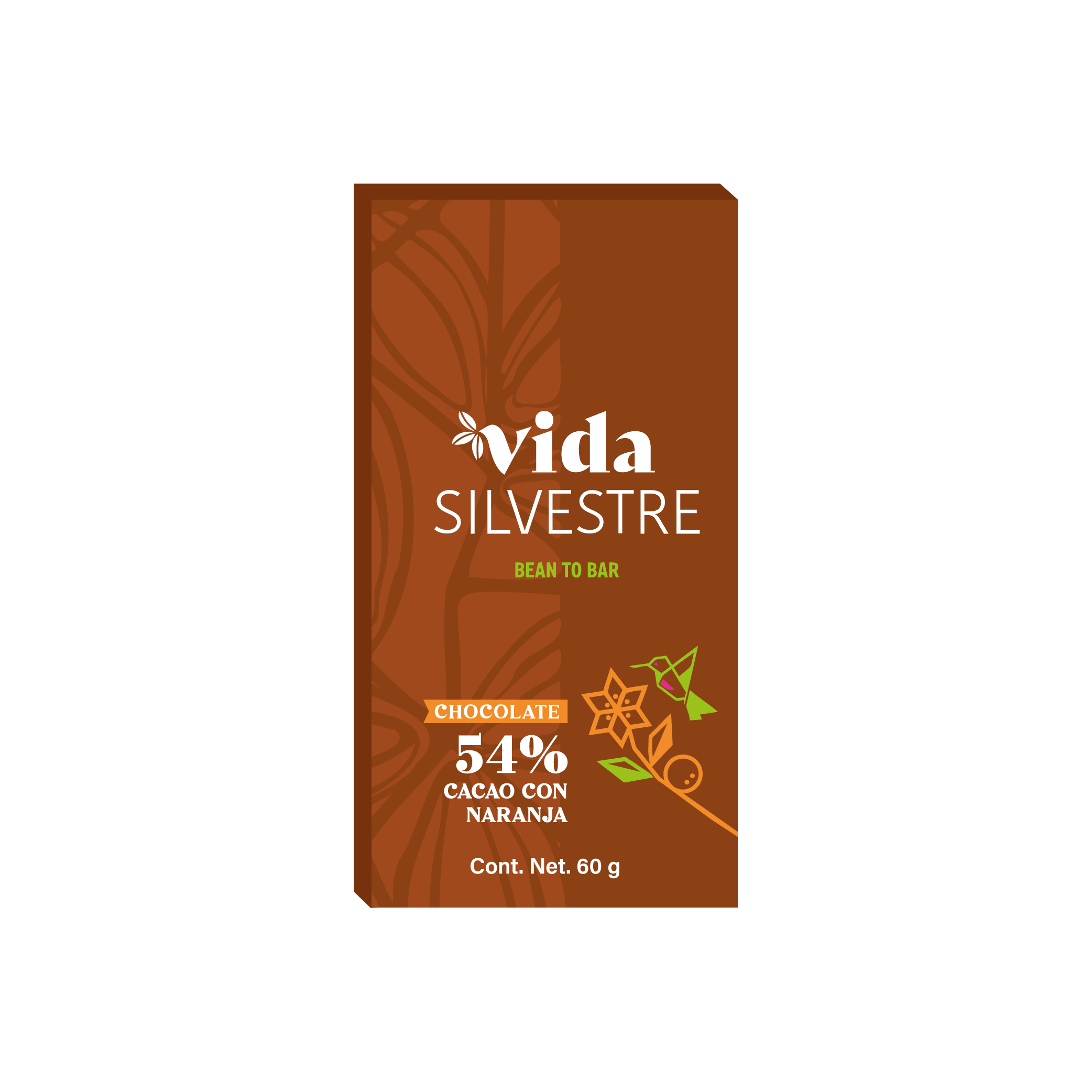 BTB 54% Cacao con Naranja 60 g
