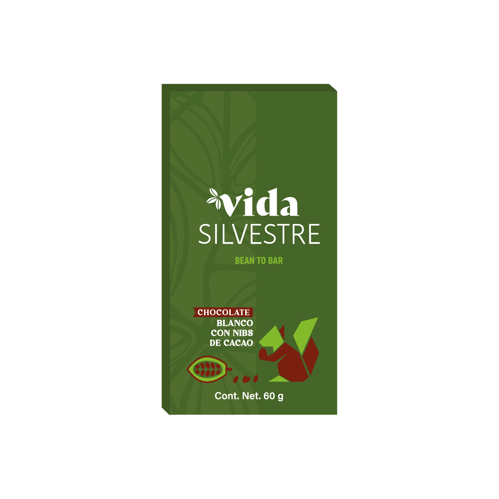 BTB Blanco con Nibs de Cacao 60 g