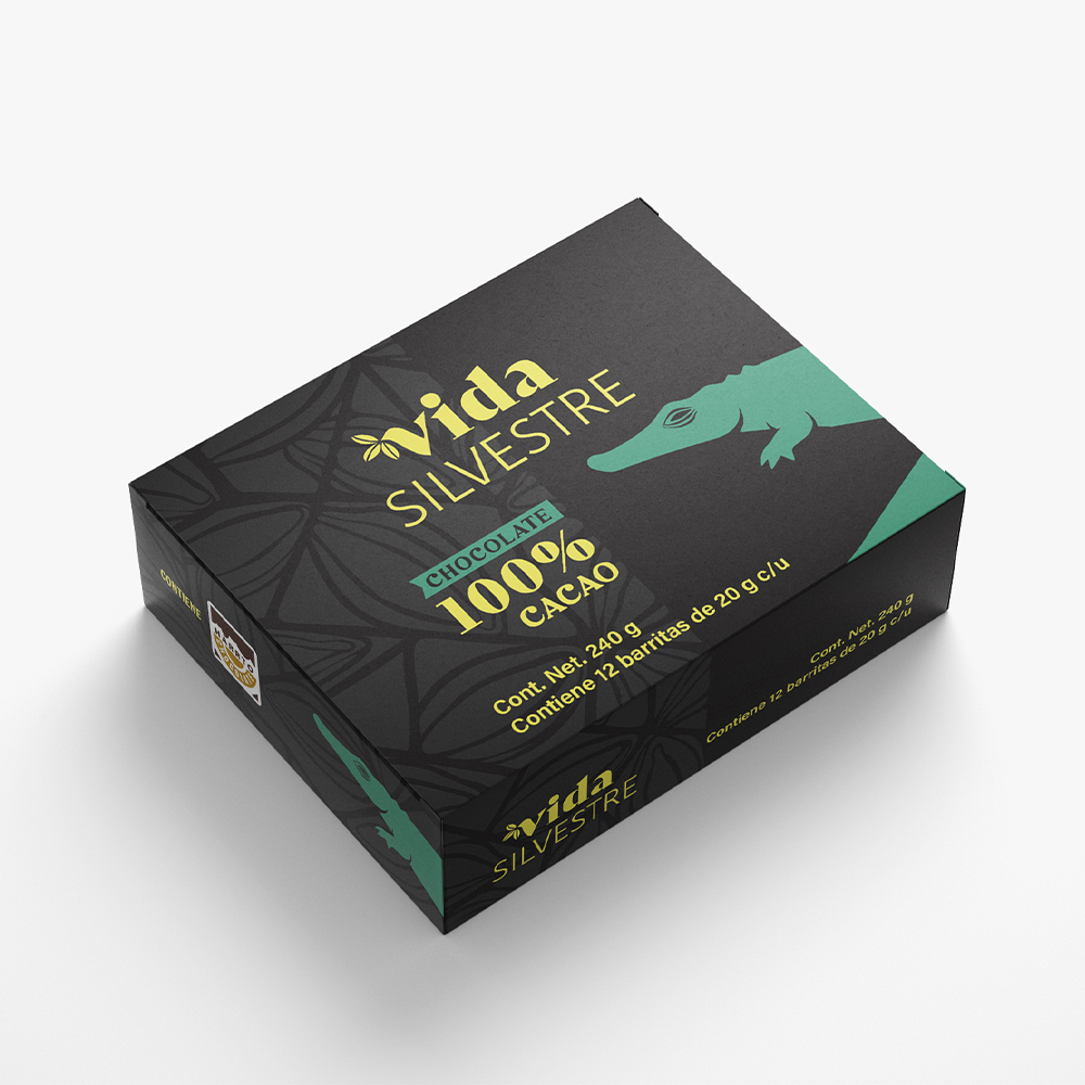 Box 12 piezas — 100% Cacao