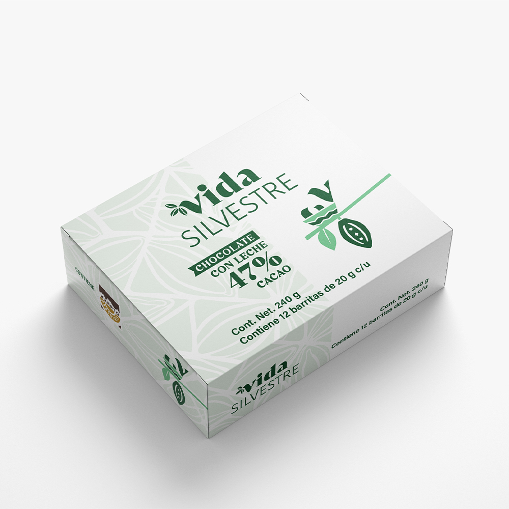 Box 12 piezas — 47% Chocolate con Leche