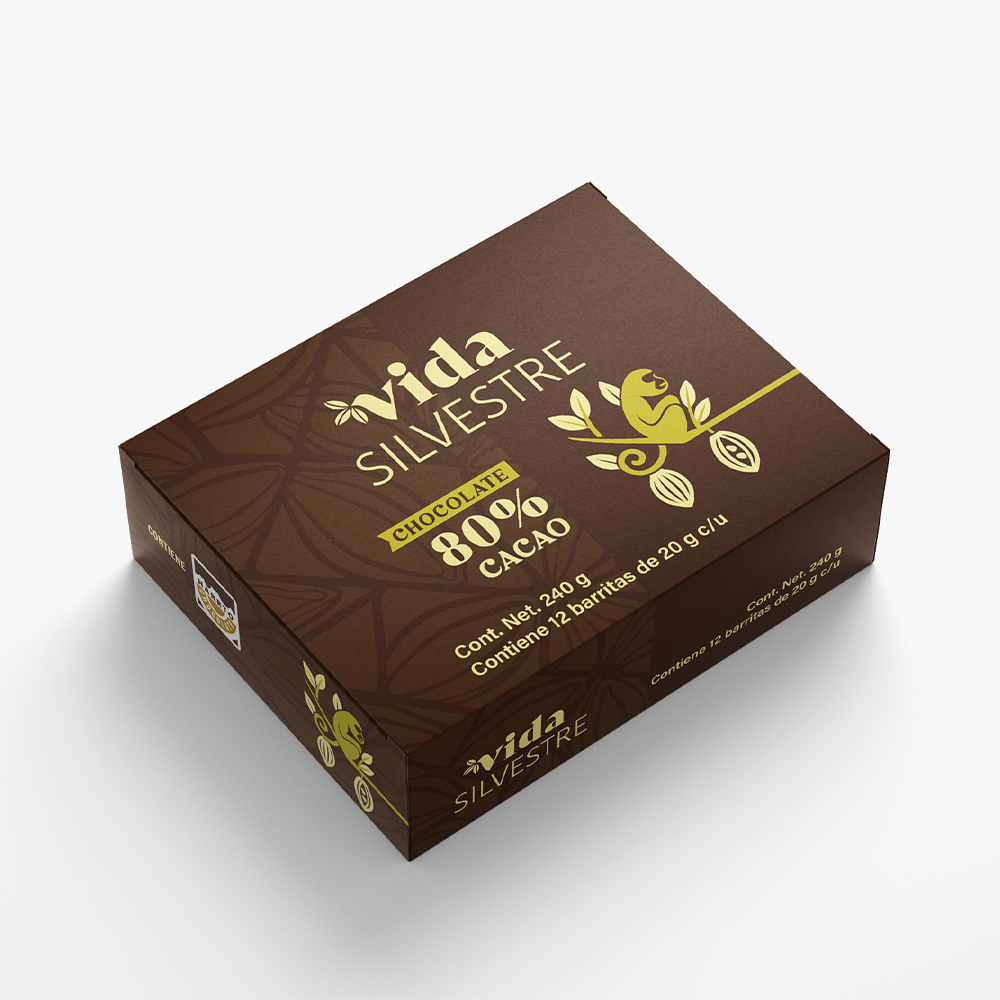 Box 12 piezas — 80% Cacao