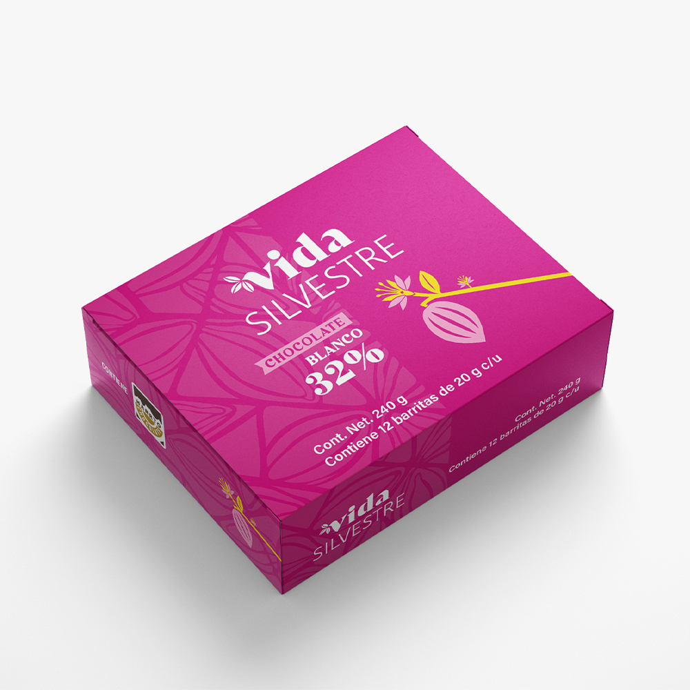 Box 12 piezas — 32% Chocolate Blanco