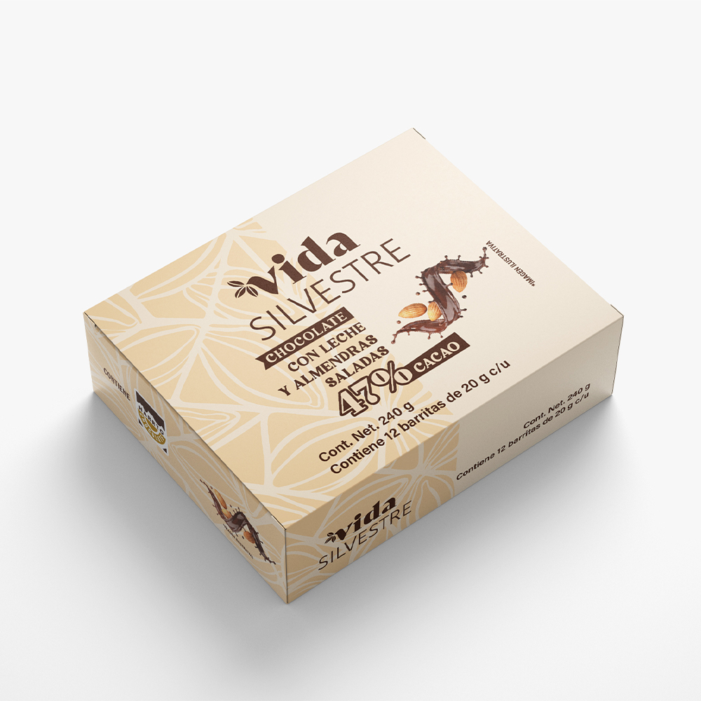 Box 12 piezas — Almendras Saladas