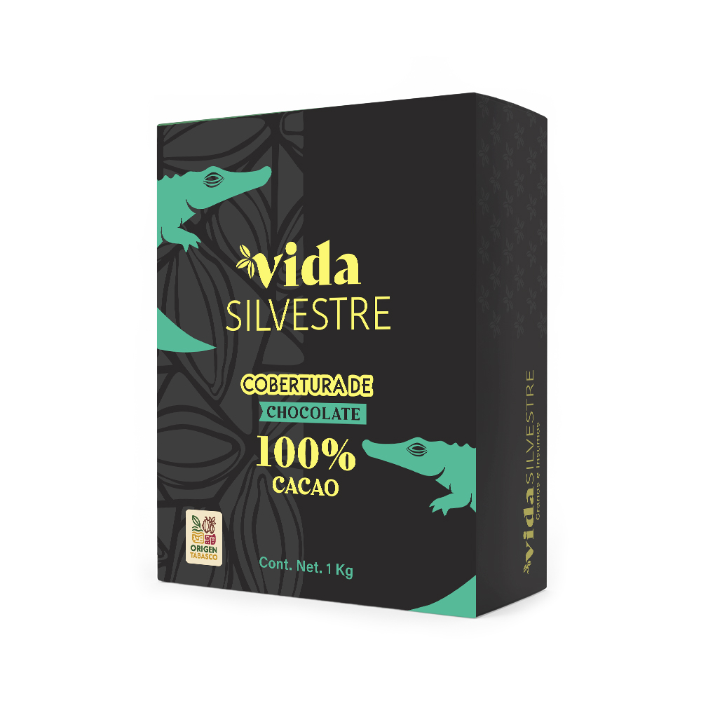 Cobertura 100% Cacao 1 Kg